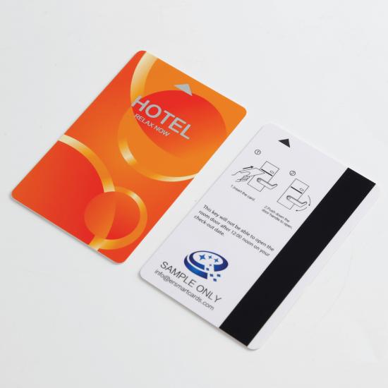 carte de bande magnétique stratifiée par PVC