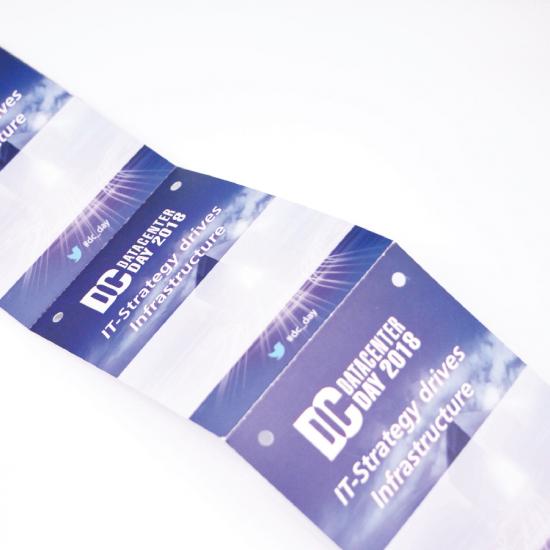 Billets en papier joint avec rfid